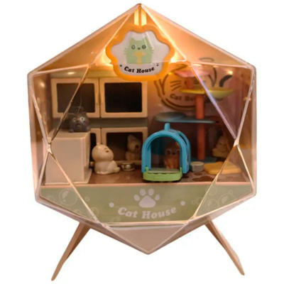Конструктор Румбокс смастери свой домик с 5 котиками KiddiePlay 42703 1